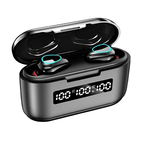 

iMosi V10 True Wireless Bluetooth Headphones TWS Earbuds Bluetooth 5.1 Touch Control Music Headphones Noise Reduction 3 LED Display Earbuds with 3500mAh Charging Case