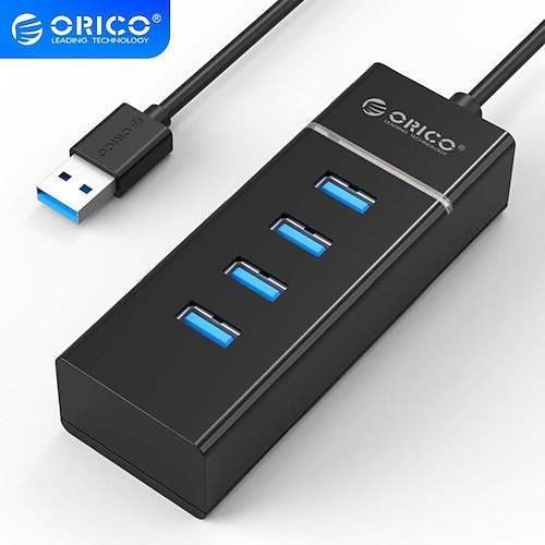 

ORICO Portable 4 Ports Type A to 4USB 3.0 HUB USB3.0 High Speed 5Gbps Dock Station for Laptop/Ultrabook/Notebook