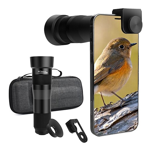 

Phone Camera Lens Long Focal Lens 10X and above 3 m 5.3 ° Cool for Samsung Galaxy iPhone