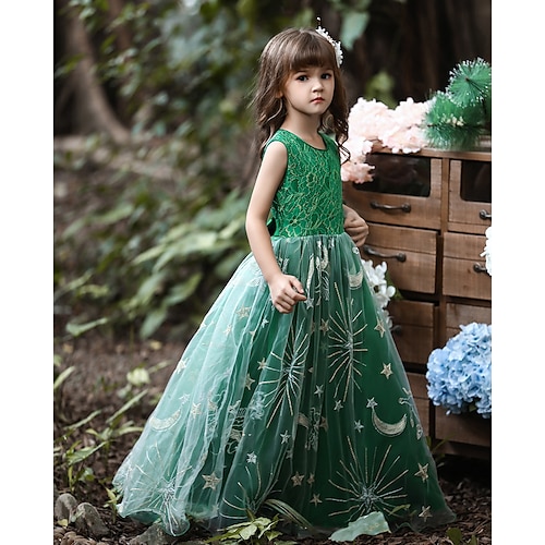 

robe enfant petite fille maille géométrique bleu marine midi sans manches princesse sweet robes coupe régulière 3-12 ans