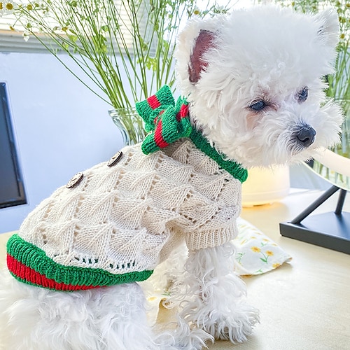 

Warm Dog Cat Sweater Clothing Winter Turtleneck Knitted Pet Cat Puppy Clothes Costume For Small Dogs Cats Chihuahua Outfit Vest