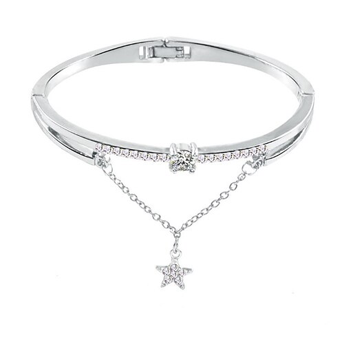 grænseoverskridende smykker hot salg rystende femtakkede stjerne diamant armbånd mode krystal armbånd от Lightinthebox WW