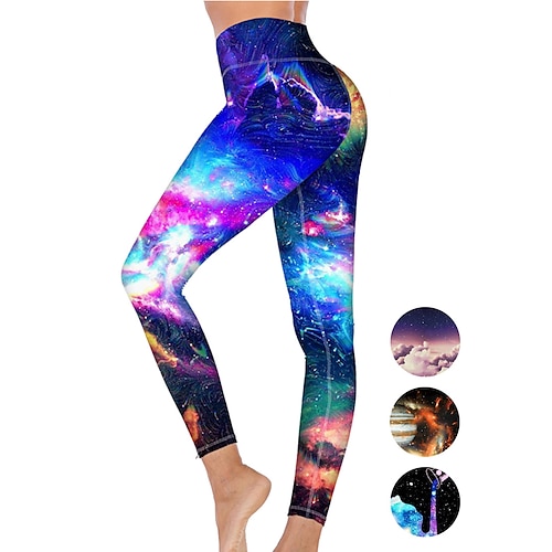 

Per donna Pantaloni da yoga Fasciante in vita Sollevamento dei glutei Vita alta Fitness Allenamento in palestra Corsa Calze / Collant / Cosciali Ghette Multicolore Giallo Rosa Inverno Gli sport