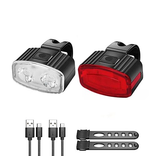 

LED Bike Light Rear Bike Tail Light LED Bicycle Cycling Waterproof Super Bright Portable Adjustable Rechargeable Li-ion Battery 120 lm Rechargeable Battery Natural White Red Camping / Hiking / Caving