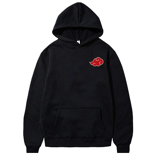 

Naruto Akatsuki Hoodie Anime Cartoon Anime Harajuku Graphic Kawaii Hoodie For Men's Women's Unisex Adults' Hot Stamping 100% Polyester