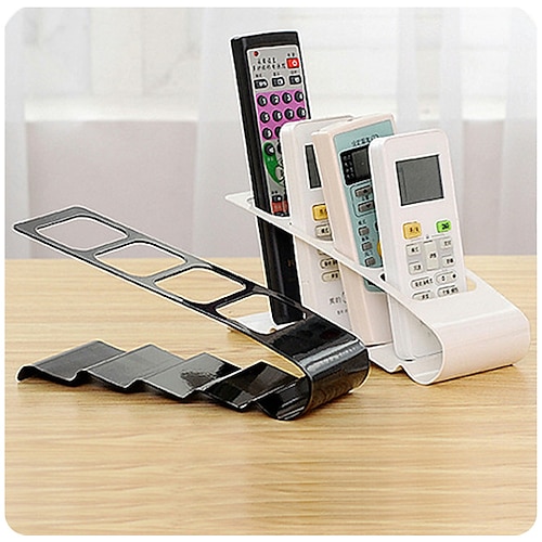 

Storage Rack Four-compartment Remote Control Home Desktop Remote Control Storage Seat Finishing Box