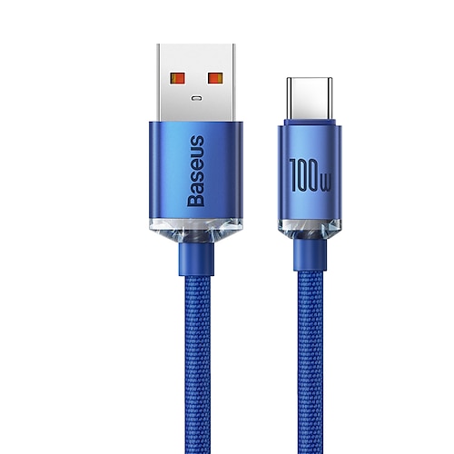 

Baseus Crystal Shine Series Fast Charging Data Cable USB to Type-C 100W 1.2m / 2.0m