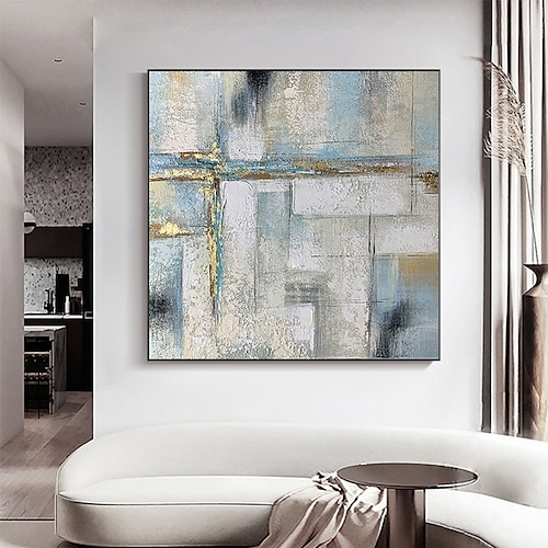 

pittura a olio fatta a mano su tela decorazione della parete arte astratta lamina d'oro stile minimalista per la decorazione domestica telaio allungato pittura appesa