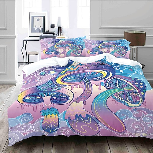 

Colorful Tie Dye Duvet Cover Set Boho Hippie Bedding Set Rainbow Tie Dyed Comforter Cover Queen 3 Pieces for Kids Teens Adults 1