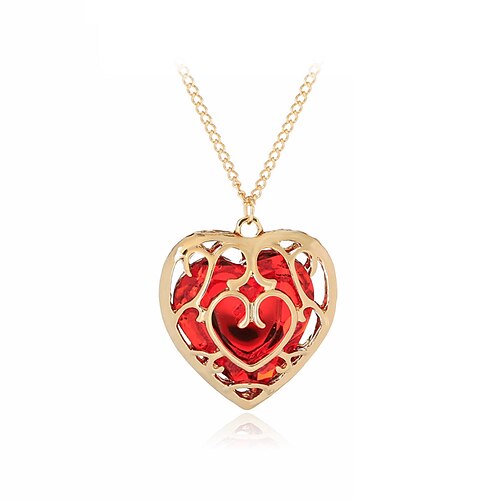 

Femme Colliers Chic et moderne Plein Air Cœur Collier / Rouge / Bleu / L'autume / L'hiver / Printemps