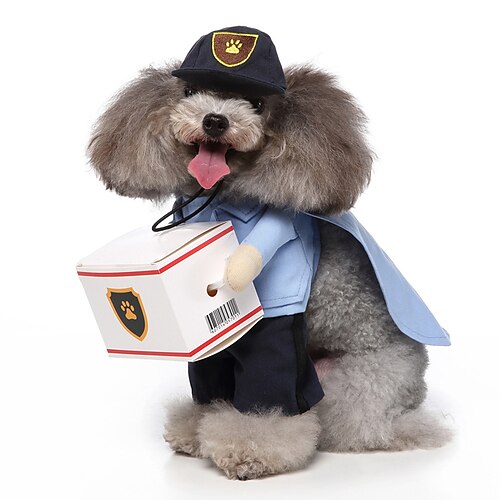 

Oktoberfest Dog Costume Dog Cat Costume Fashion Funny Party Outdoor Dog Clothes Puppy Clothes Dog Outfits Breathable Light Blue Costume for Girl and Boy Dog Polyster XL