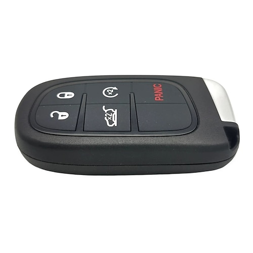 

Replacement Keyless Entry Remote Control Key Fob Clicker Transmitter 5 Button for Chrysler Jeep Cherokee Dodge RAM Durango FCC GQ4-54T 434Mhz 4A PCF7953M