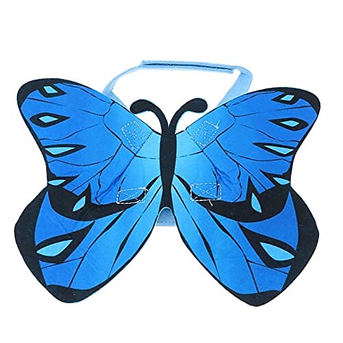 

Pet Dog Festival Butterfly Wings Costume Mardi Gras Fairy Wings Party Dress Up Funny Cool Apparel for Cat Dog