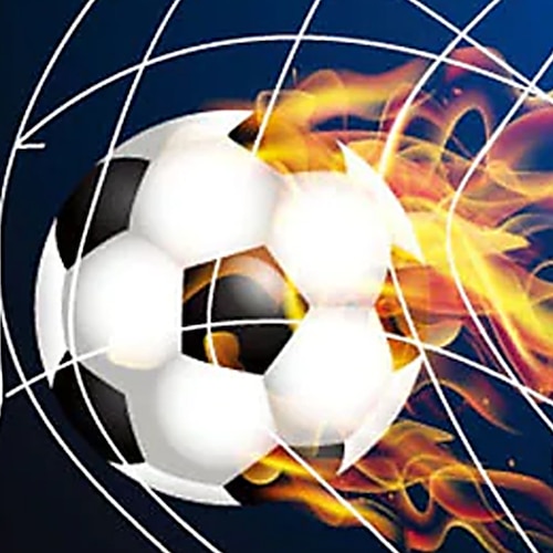  Pojkar 3D Färgblock Fotboll T-shirt Kortärmad 3D-tryck Sommar Aktiv söt stil Streetwear Polyester Konstsilke Barn 3-12 år Skola Utomhus Dagligen