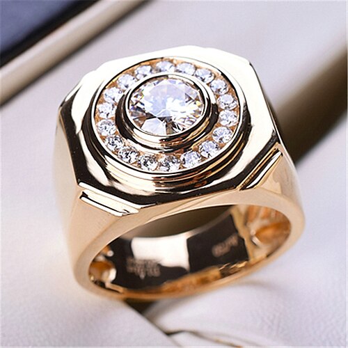 

Open Cuff Ring Wedding Classic Silver Gold Copper Stylish Simple 1pc / Men's