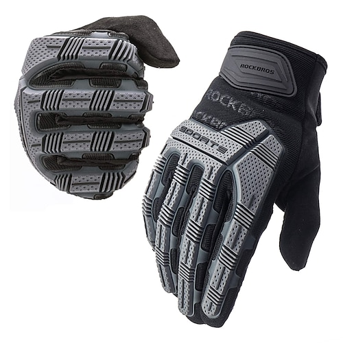 

ROCKBROS Gants hivernaux Gants vélo Gants Cyclisme Gants Tactiles L'hiver Doigt complet Coupe Vent Chaud Respirable Séchage rapide Gants sport Vélo tout terrain / VTT Activités Extérieures Cyclisme