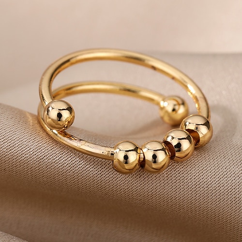 

Mulheres Anéis Elegante Casamento Geometria Anel / Dourado / Prateado / Outono / Inverno / Primavera