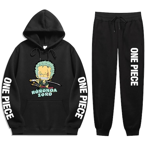 

Inspired by One Piece Roronoa Zoro Hoodie Cartoon Manga Anime Harajuku Graphic Kawaii Pants For Men's Women's Unisex Adults' Hot Stamping 100% Polyester