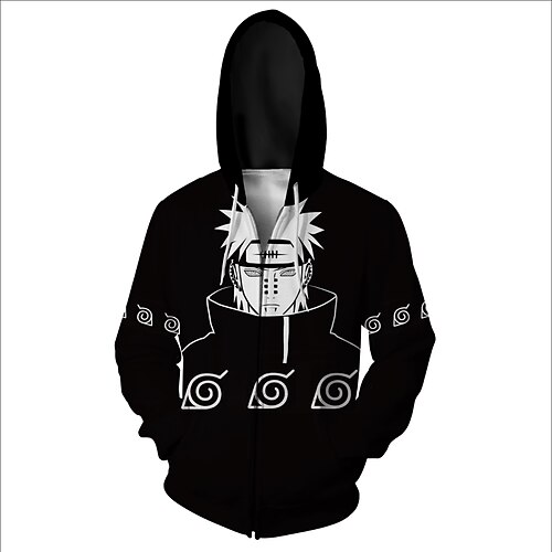 

Naruto Douleur Anime Dessin Animé Manga Animé Harajuku Art graphique Kawaii Sweat à capuche Pour Homme Femme Unisexe Adulte Impression 3D 100 % Polyester