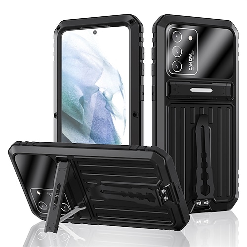 

Phone Case For Samsung Galaxy Full Body Case S22 S21 Ultra Plus Waterproof Shockproof Dustproof Armor Silica Gel Tempered Glass PC