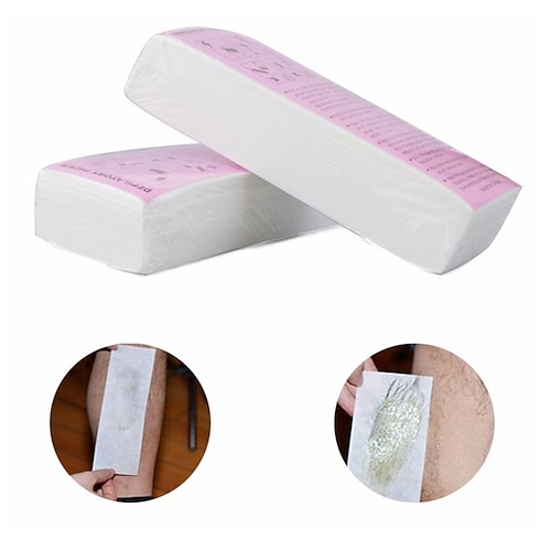 

80pcs Hair Removal Waxing Strips Non-woven Fabric Epilator Wax Papers Depilatory Beauty Tool For Leg wax for Depilation