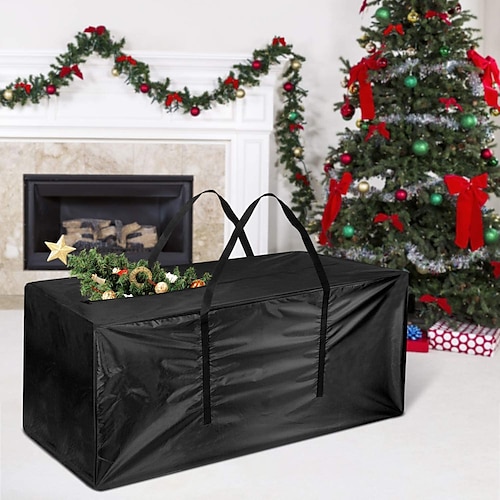 

Christmas Tree Storage Bag - Fits Upto 9 feet Artificial Disassembled Trees with Durable Handles for Easy Carrying and Transport,Waterproof Material Protects from Dust, Moisture & Insects