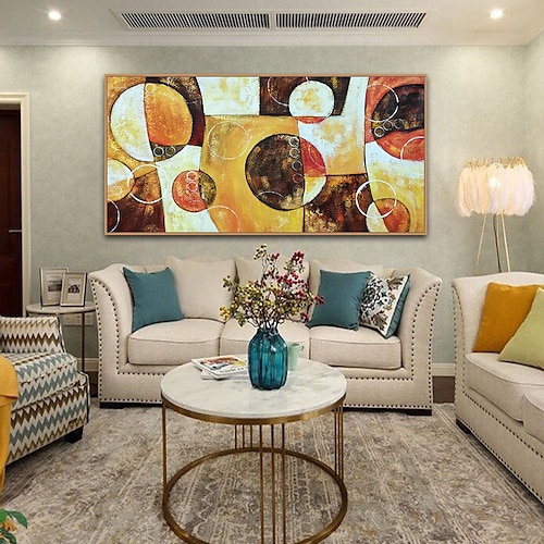 

Oil Painting Handmade Hand Painted Wall Art Mintura Modern Abstract Picture Home Decoration Decor Rolled Canvas No Frame Unstretched