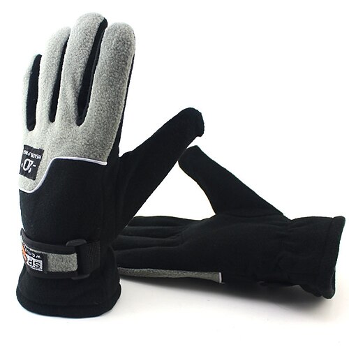 

Winter Gloves Bike Gloves Cycling Gloves Biking Gloves Winter Full Finger Gloves Windproof Warm Skiing Motor Bike Sports Gloves Mountain Bike MTB Outdoor Exercise Cycling / Bike Fleece Green Blue