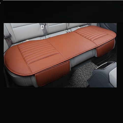 

Premium PU Car Seat Cover Back Seat Protector Works with 95 % of Vehicles Padded Anti-Slip Full Wrapping Edge Car Interior Accessories for Men Women Four Seasons 1PCS