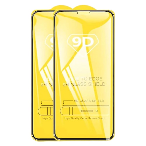 

[2PCS]9D Full Cover Screen Protector For iPhone 13 12 Pro Max mini 11 Pro Max SE 2020 XR X XS Max 8 7 Plus Tempered Glass