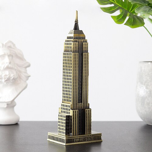 

New York Empire State Building Metal Model Crafts Decoration Creative Business Gifts Office Desk Decorations