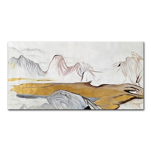 

Mintura Handmade Oil Painting On Canvas Wall Art Decoration Modern Abstract Landscape Pictures For Home Decor Rolled Frameless Unstretched Painting