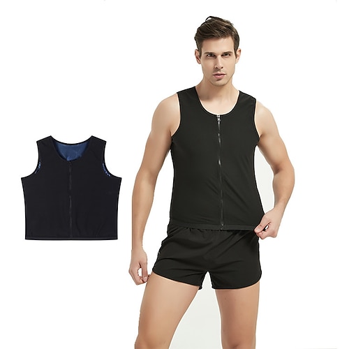 

Sauna Suit Shapewear Sports Fitness Gym Workout Exercise Fitness Stretchy Sweat Control Hot Sweat For Men