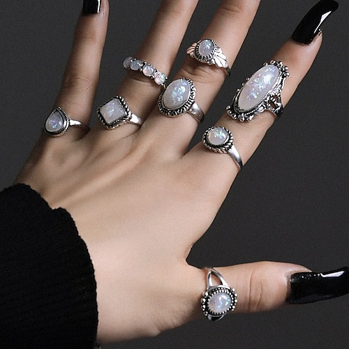 

Women's Alloy Ring Geometric Circle For Party Dailywear Carnival Holiday Fashion Summer Jewellery