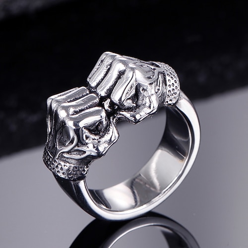 

Band Ring Party Classic Silver Alloy Stylish Punk 1pc / Men's