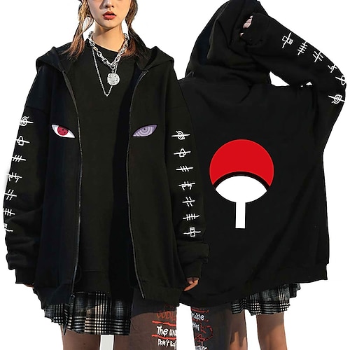 

Naruto Uchiha Itachi Anime Cartoon Manga Anime Harajuku Graphic Kawaii Hoodie For Men's Women's Couple's Adults' Hot Stamping 100% Polyester