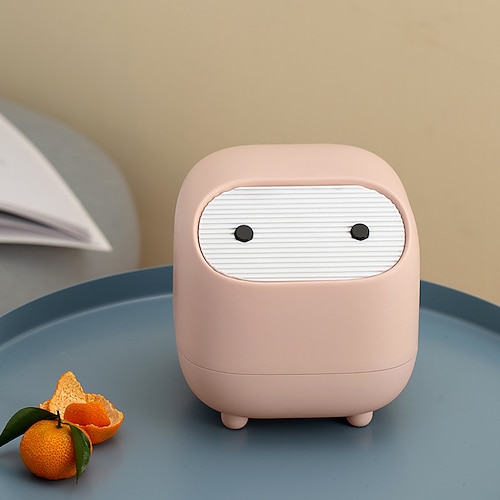 

Push-type Desktop Trash Can Mini Home Creative Cute Office Decoration 16.516.517 cm