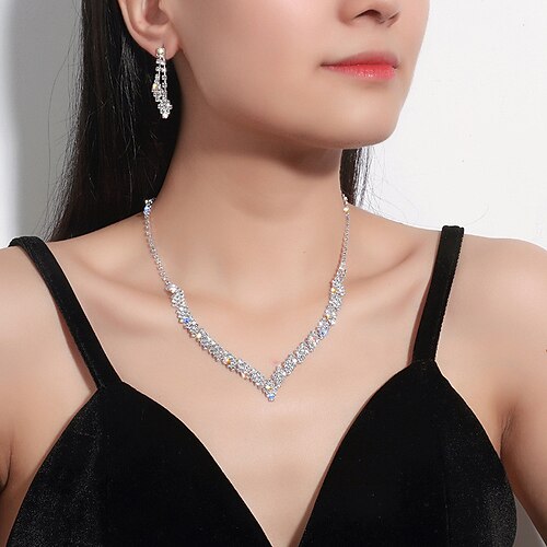 

Women's necklace Chic Modern Party Pure Color Jewelry Sets