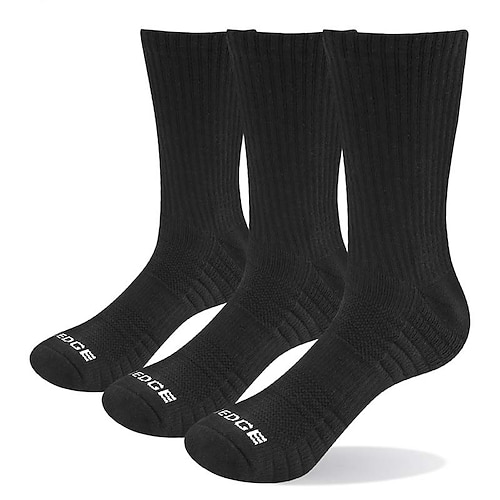 

Compression Socks Athletic Sports Socks Crew Socks Cycling Socks Men's Women's Road Bike Mountain Bike MTB Bike / Cycling Soft Sweat wicking Zoned Compression 3 Pairs Summer Solid Color Letter