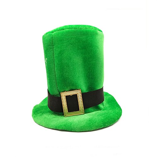 

Simple Pastoral Velour Hats with Metallic Buckle 1pc St.Patrick's Day Headpiece