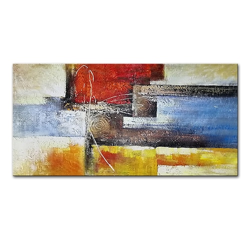 

Mintura Handmade Oil Painting On Canvas Wall Art Decoration Modern Abstract Large Pictures For Home Decor Rolled Frameless Unstretched Painting