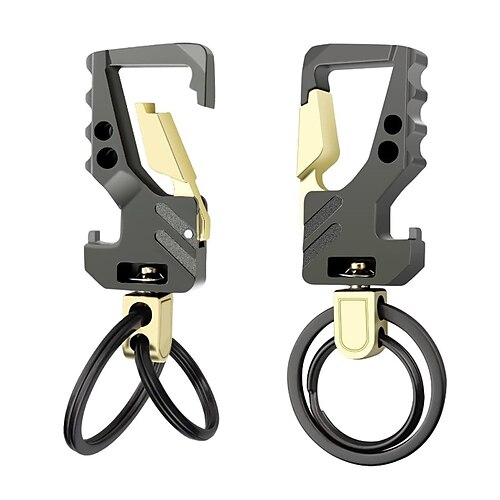 

nøkkelringer for menn karabinnøkkelring heavy duty business nøkkelring bilnøkkelring med flaskeåpner for menn kvinner 1 pakke til julen valentinsdag gave