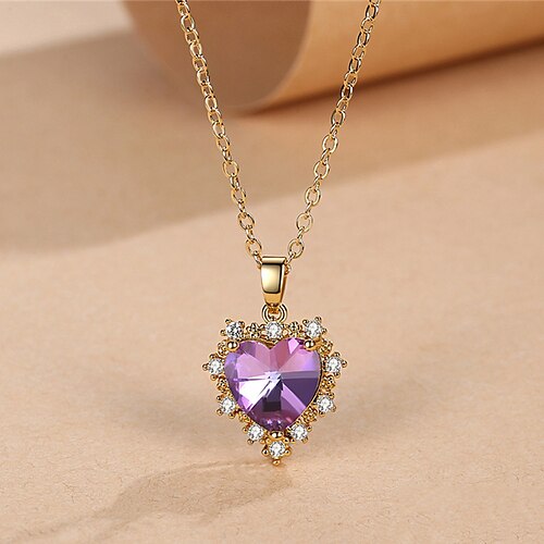 

Women's necklace Chic & Modern Street Heart Necklaces / Gold / Fall / Winter / Spring / Summer