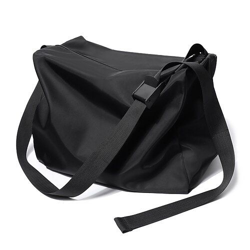 

Men's Retro Crossbody Bag Nylon Plain Solid Color Daily Outdoor Black