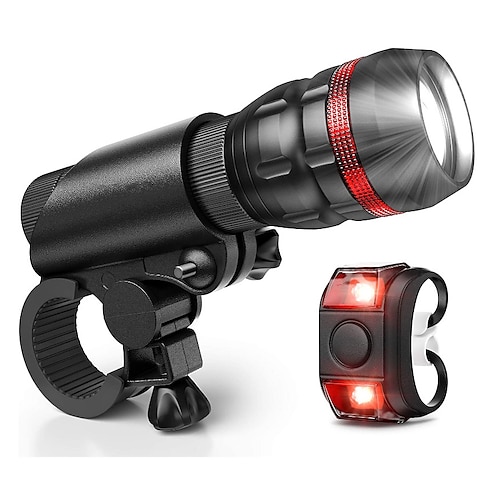 

LED Bike Light Front Bike Light Rear Bike Tail Light LED Bicycle Cycling Waterproof Rotatable Portable Cool 230 lm Natural White Red Cycling / Bike / 360° Rotation / Aluminum Alloy