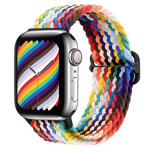 

1 pcs Smart Watch Band for Fabric Nylon Smartwatch Strap Stretchy Breathable Braided Sport Band Replacement Wristband
