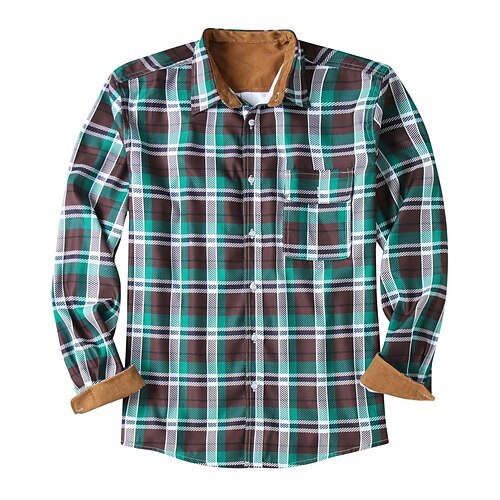 Men's Buck Camp Flannel Shirt Jacket 