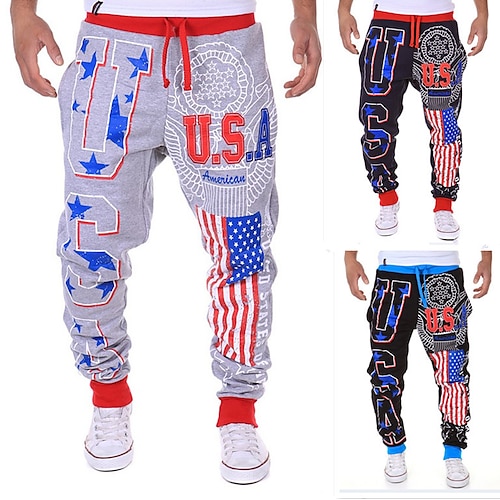 

Men's Joggers Sweatpants Drawstring Bottoms Athletic Athleisure Winter Breathable Quick Dry Moisture Wicking Fitness Gym Workout Running Sportswear Activewear Solid Colored Black Gray Dark Navy