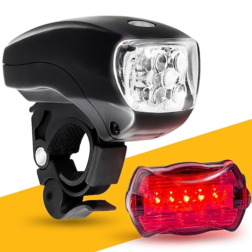 

LED Bike Light Front Bike Light Rear Bike Tail Light LED Bicycle Cycling Waterproof Super Bright Portable Professional AAA 140 lm 3 AAA Batteries Natural White Red Everyday Use Cycling / Bike