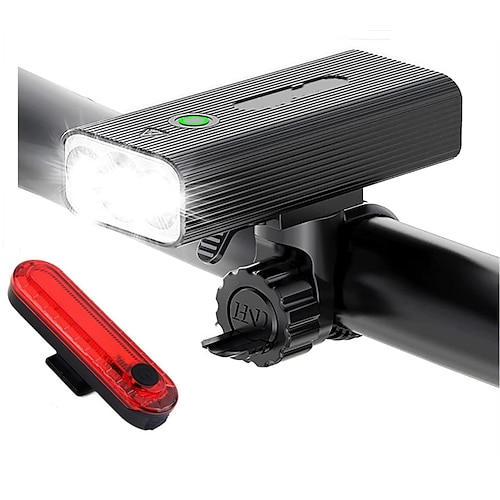 

LED Bike Light Front Bike Light Rear Bike Tail Light LED Bicycle Cycling Waterproof Super Bright Portable Professional Rechargeable Li-ion Battery 1200 lm Rechargeable Battery Natural White Red